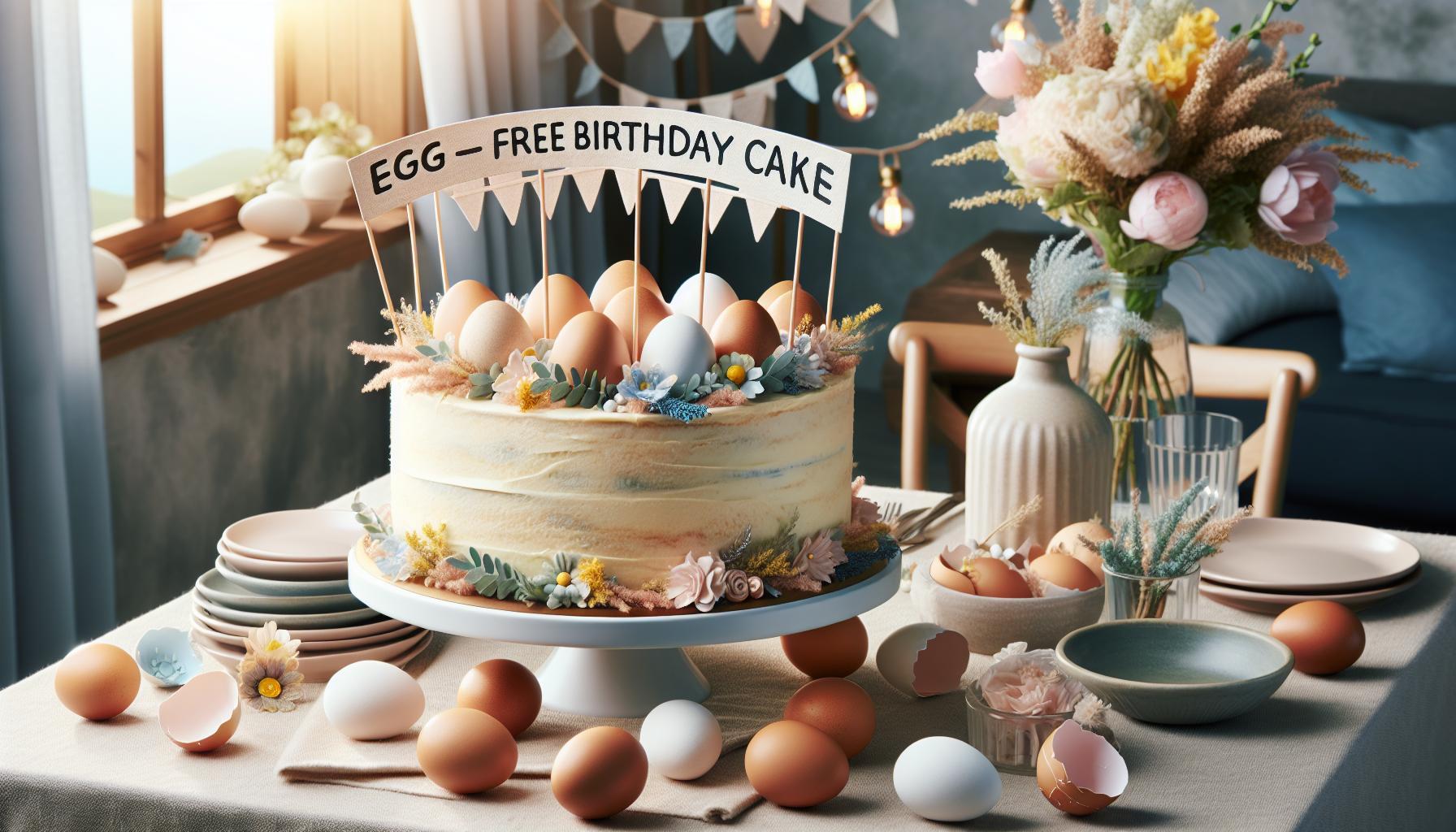 Egg Free Birthday Cake: Tasty Ideas for Allergy-Friendly Parties