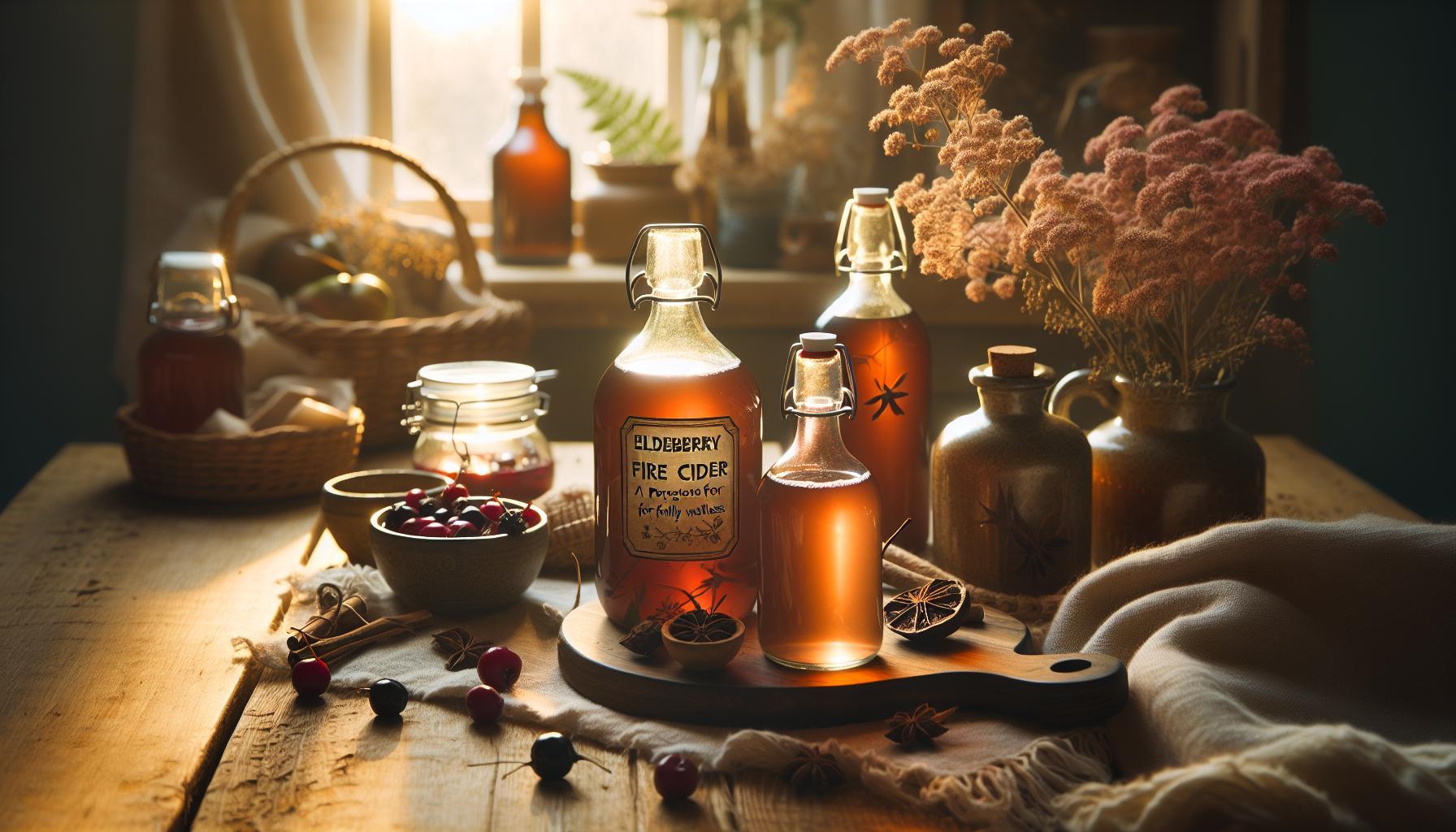 Elderberry Fire Cider: A Potent Recipe for Family Wellness