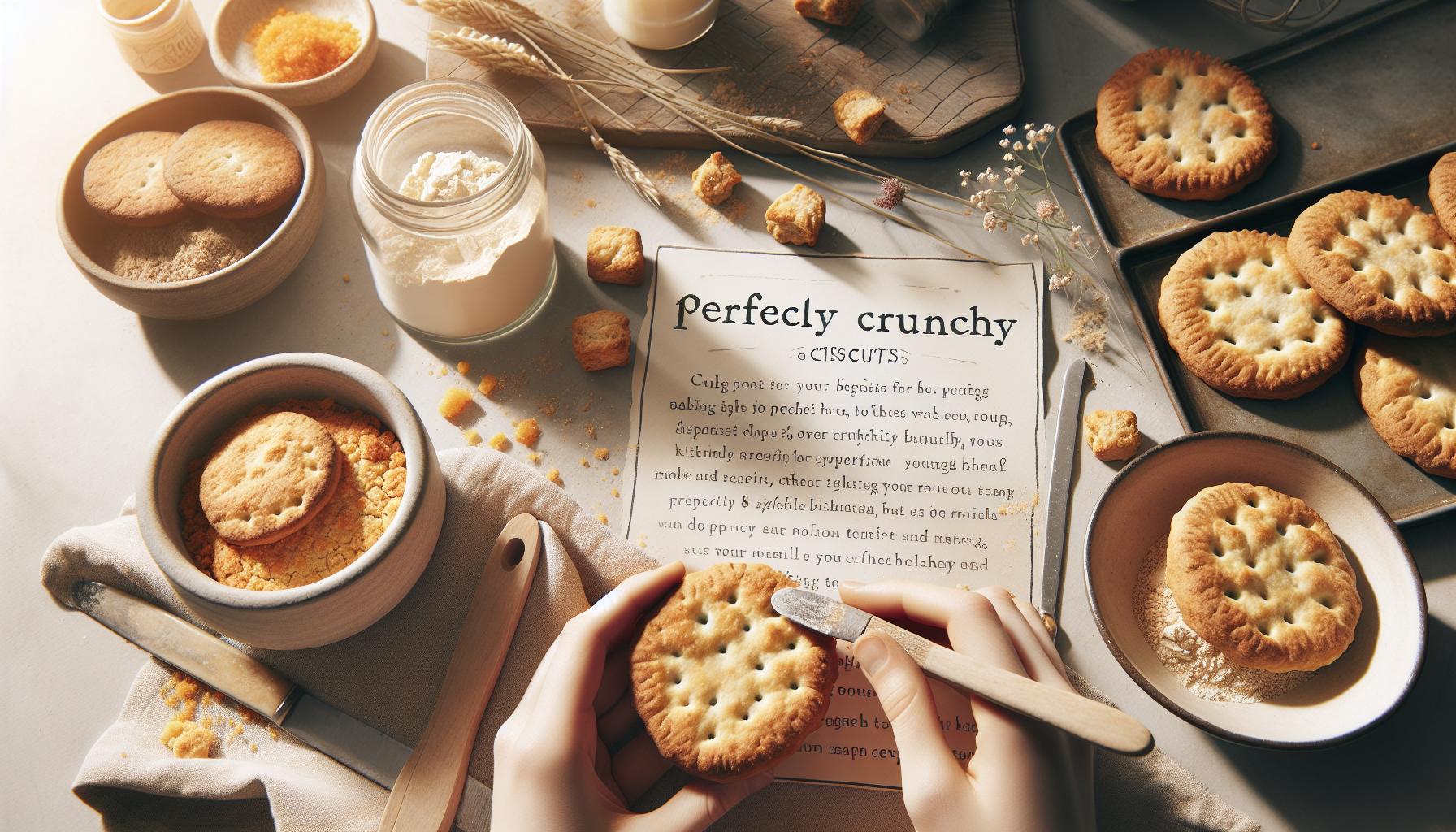 Baking Tips for Perfectly Crunchy Biscuits