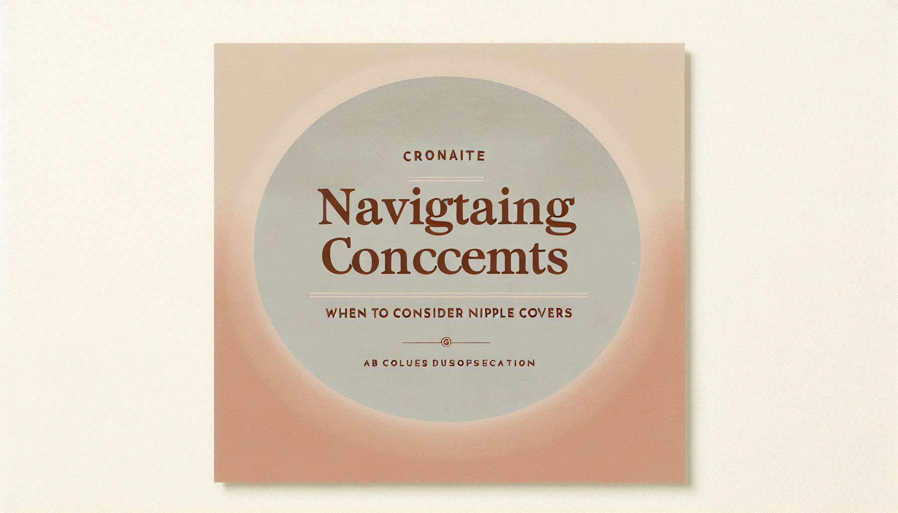 Nipple Covers for Breastfeeding: Comfort and Discretion Essentials 4 Navigating Common Concerns: When to Consider Nipple Covers