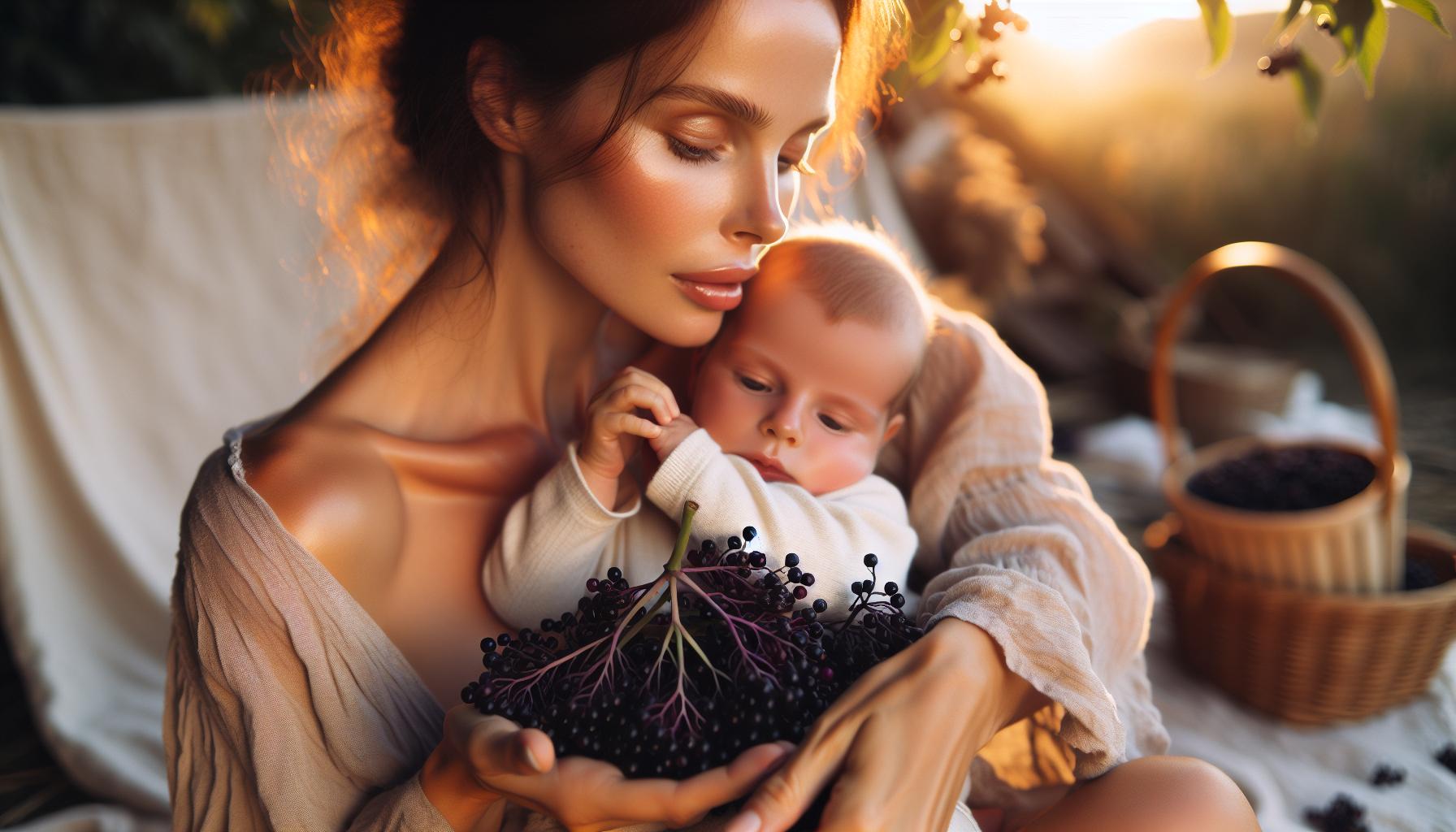 The Benefits of Elderberry for New Mothers and Babies