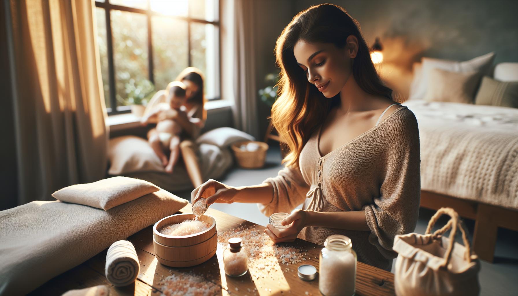 The Benefits of Postpartum bath Salts for New Moms
