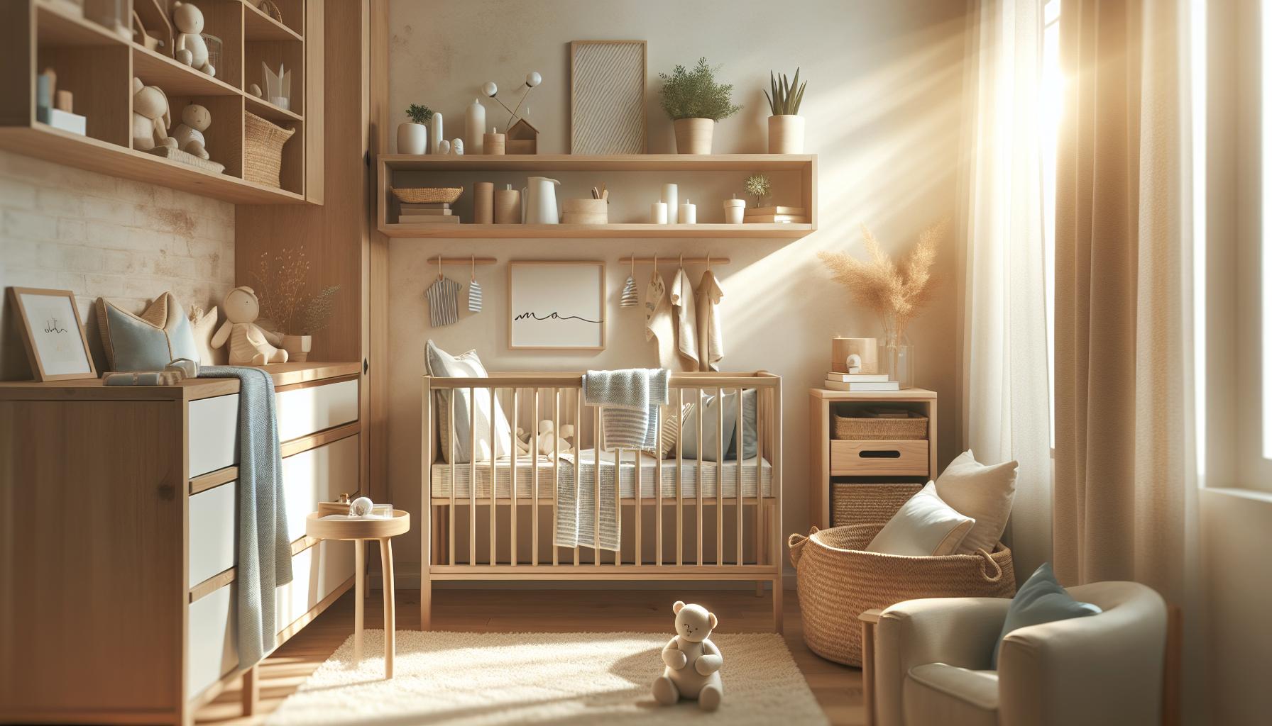 DIY Baby Clothes Rack: Space-Saving Ideas for Organizing Tiny Outfits 1 Creative Space-Saving Solutions for Tiny Nurseries