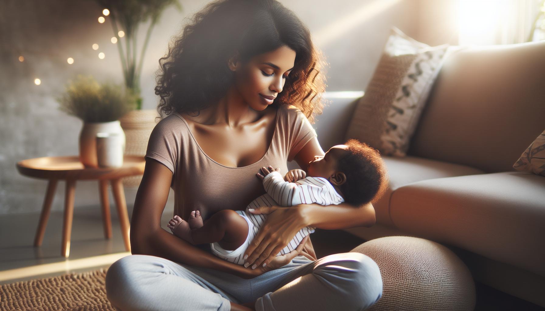 Best Breastfeeding Positions for Large Breasts Made Simple 3 Football Hold: Perfect for Moms with Larger Breasts
