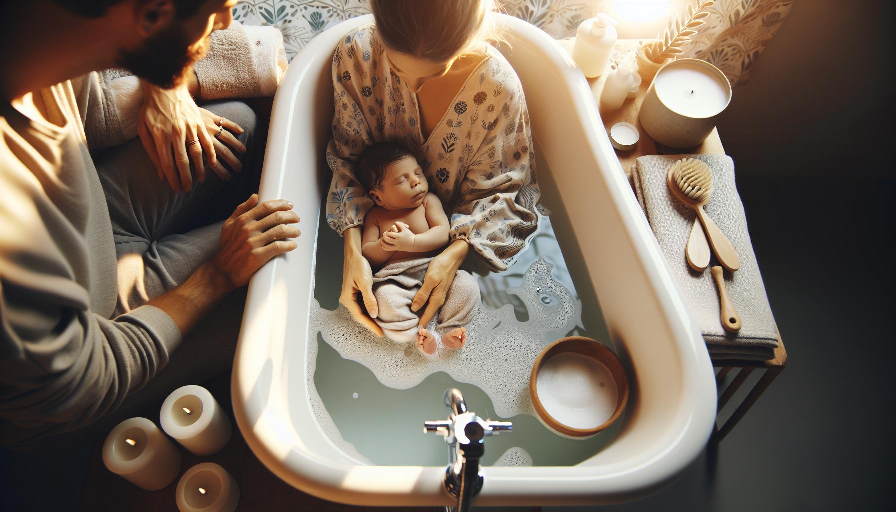 How to Create a Calming Bath Routine After Birth