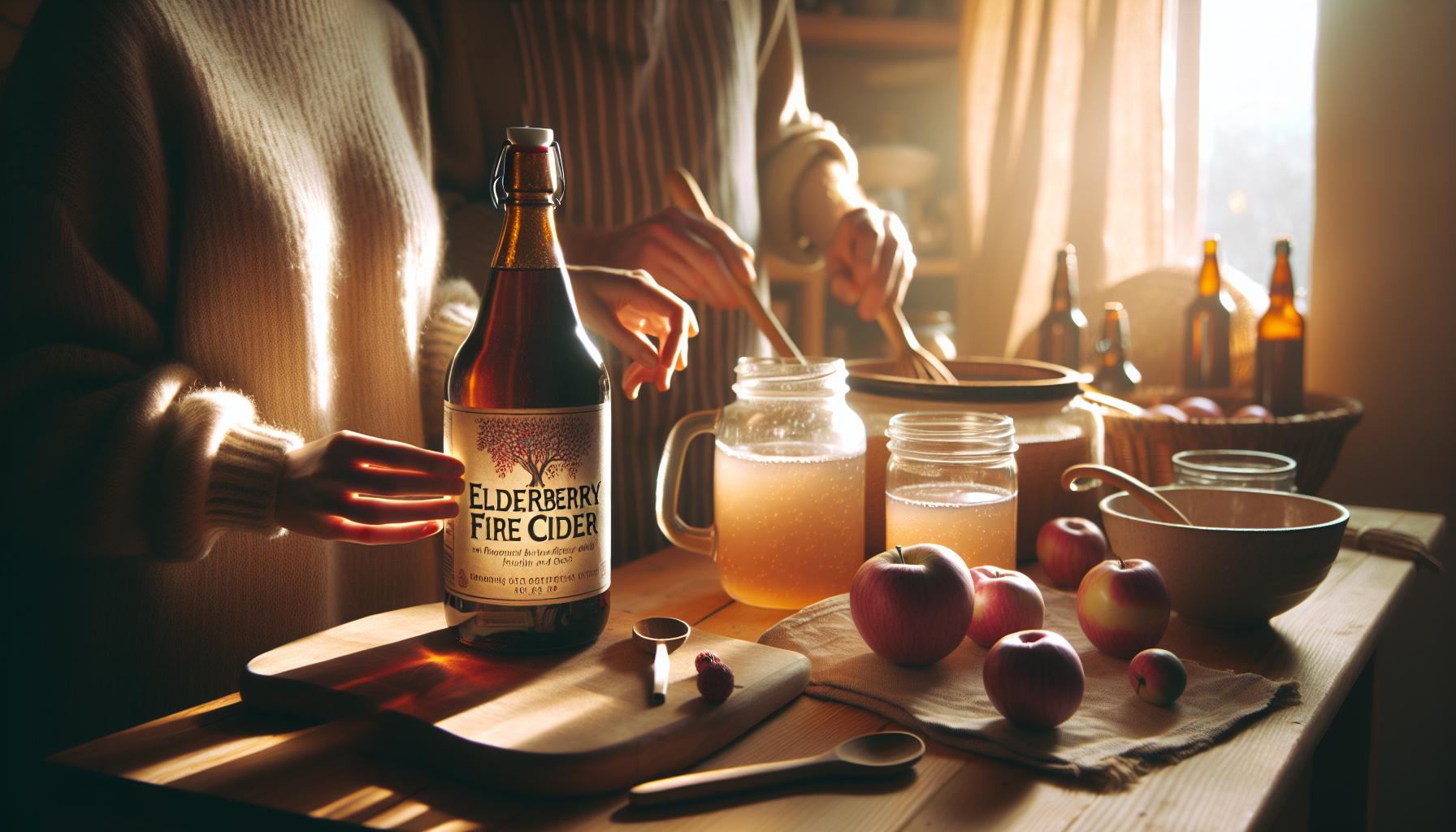 How to Use Elderberry‌ Fire Cider Throughout the Year