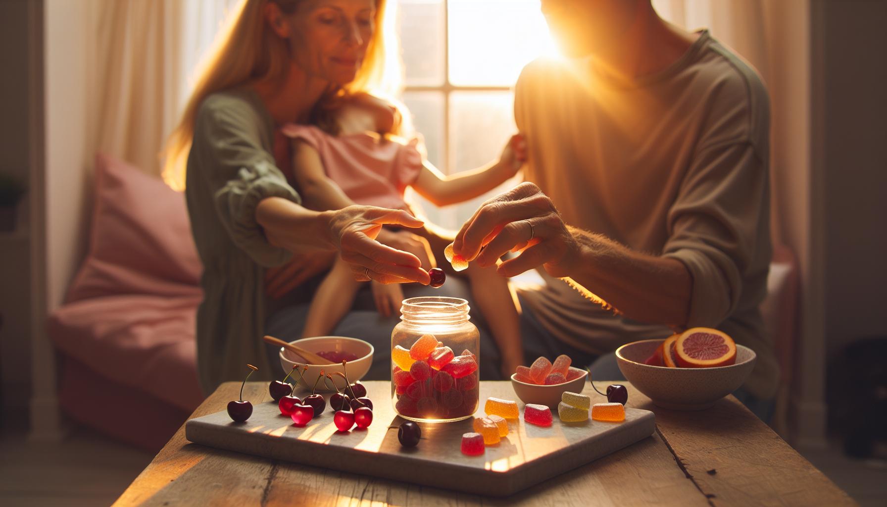 Tart Cherry Gummies: A Sweet and Healthy Snack for Better Sleep 3 Incorporating Tart Cherry Gummies into Your Family's Routine