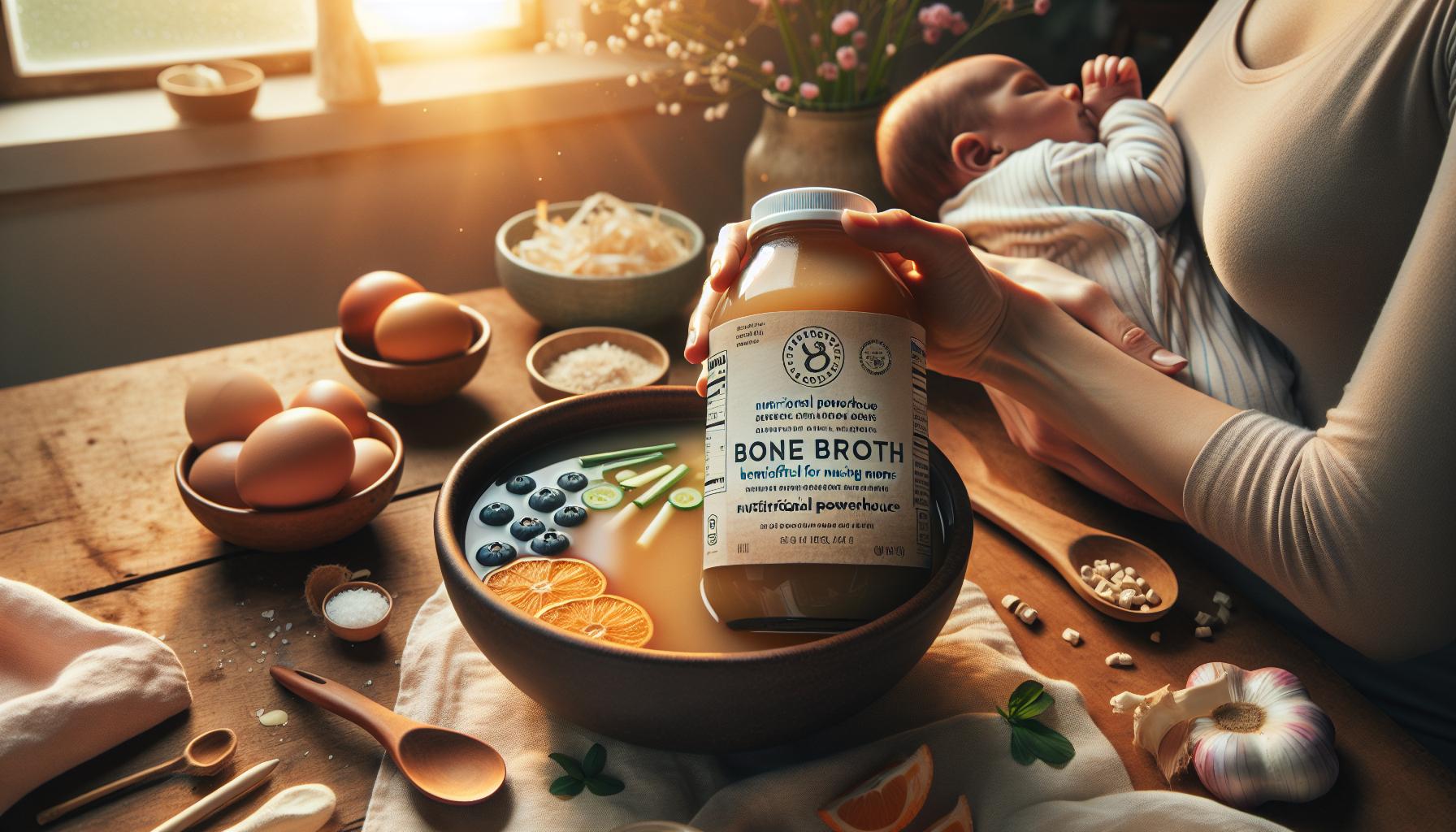 The Nutritional Powerhouse: What Makes Bone Broth beneficial for nursing Moms?
