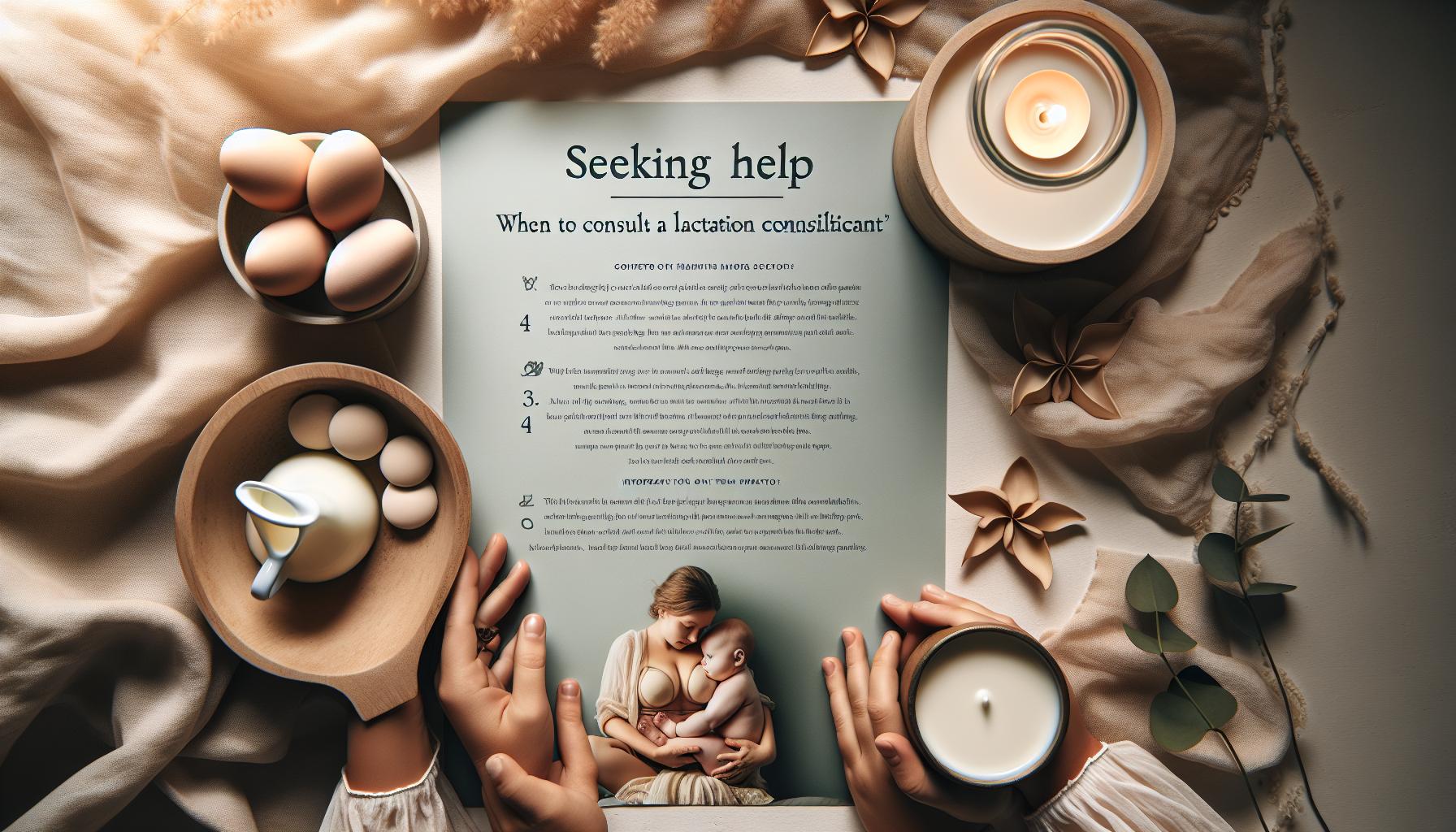 Seeking ⁢Help: When to ⁣Consult a Lactation consultant